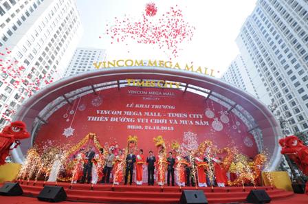 Khai trương TTTM Vincom Mega Mall Times City