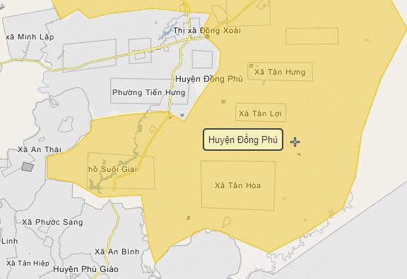 Bình Phước: Giảm hơn 2.600 ha diện tích Khu đô thị dịch vụ công nghiệp Đồng Phú - huyendongphujpg-1405526122.jpg