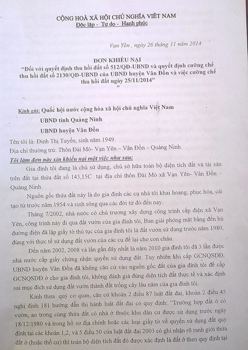 Chi hơn trăm triệu làm sổ đỏ, vẫn bị thu hồi đất