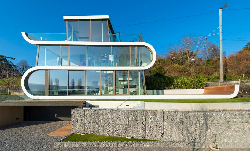 Ngôi nhà có thiết kế như dải ruy băng tại Thụy Sĩ