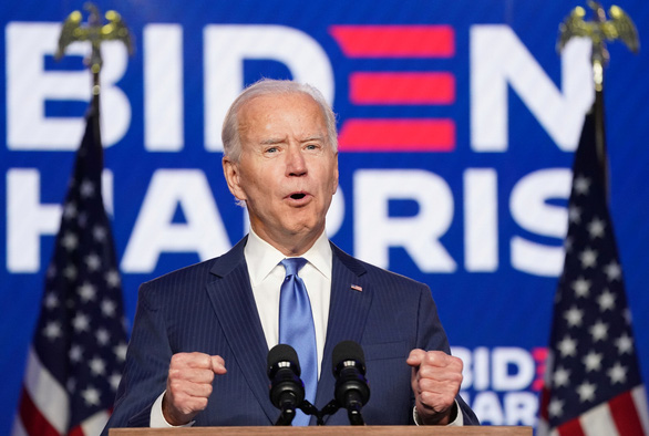 Ông Joe Biden đắc cử tổng thống thứ 46 của nước Mỹ