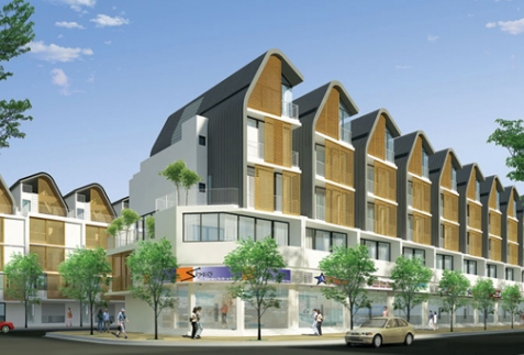Khu nhà phố thương mại Conic Lộc Phát