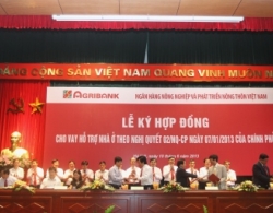 Agribank ký hợp đồng cho vay 13 dự án nhà ở xã hội