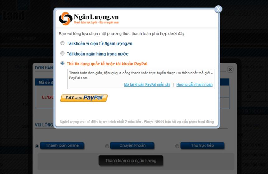 Hướng dẫn thanh toán điểm CL