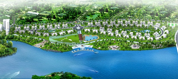 dự á bất động sản Phú Gia Villa Compound: Biệt thự sinh thái ven sông Cẩm Lệ