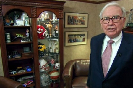 Bên trong văn phòng của Warren Buffett