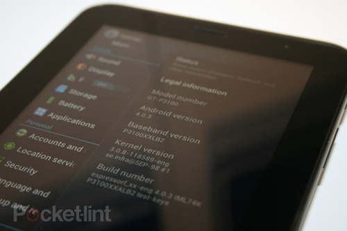 Ảnh thực tế Samsung Galaxy Tab 2