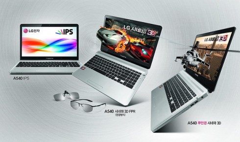 Laptop 3D không cần kính của LG trình làng