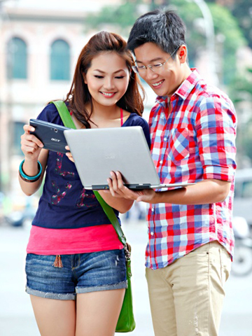 Laptop Acer Aspire S3 cho mùa tình yêu