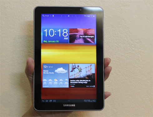Khám phá tablet Galaxy Tab 7.7 mỏng nhất ở Việt Nam