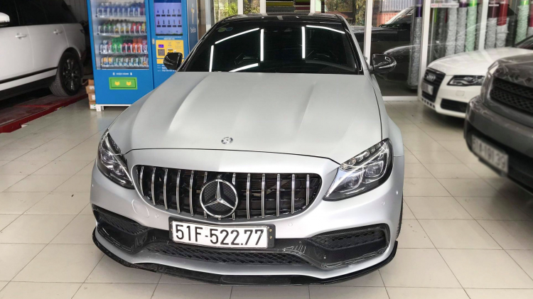 Hàng độc Mercedes-AMG C63 S từng của Cường Đô La có giá bán lại khoảng  4 tỷ đồng.