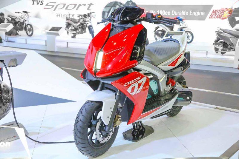TVS Creon 07, mẫu xe điện hoàn toàn mới, dự kiến ra mắt Ấn Độ năm nay