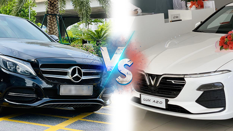 So kè cũ và mới, chọn xe sang Mercedes-Benz C200 hay đập hộp VinFast Lux A2.0 trong tầm giá 1 tỷ