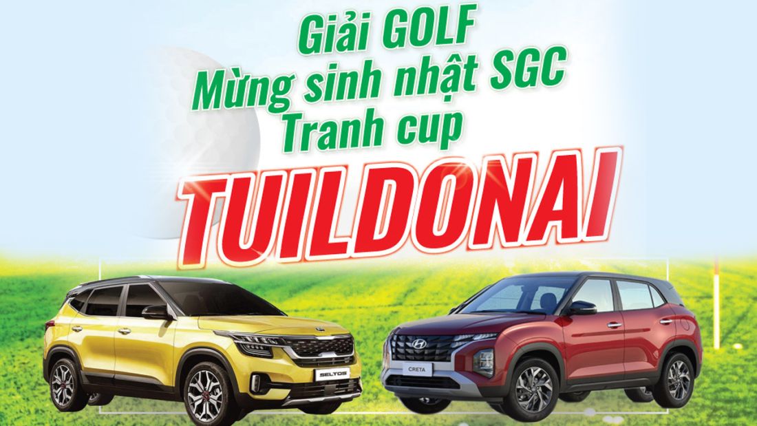 Giải golf tranh cup TUILDONAI, kỷ niệm 1 năm thành lập SGC sắp khởi tranh