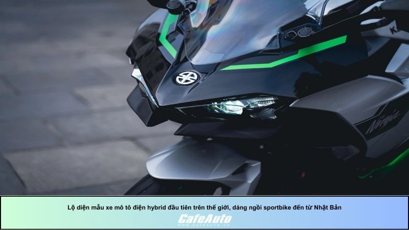 Lộ diện mẫu xe mô tô điện hybrid đầu tiên trên thế giới, dáng ngồi sportbike đến từ Nhật Bản