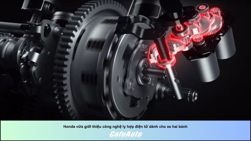 Honda vừa giới thiệu công nghệ ly hợp điện tử dành cho xe hai bánh