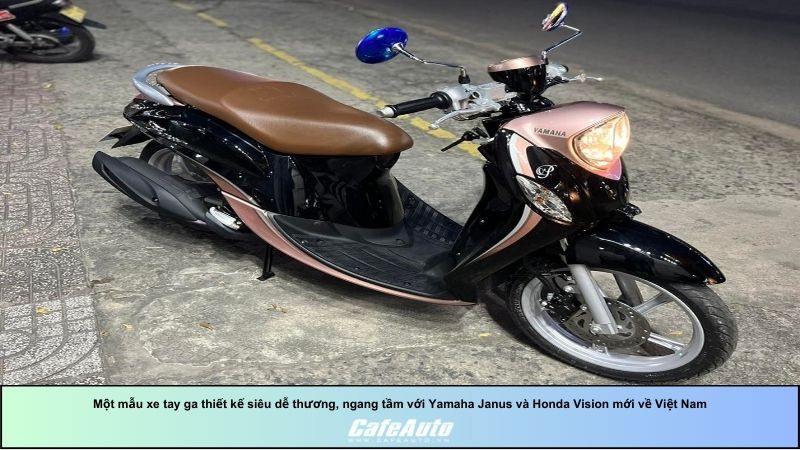 Một mẫu xe tay ga thiết kế siêu dễ thương, ngang tầm với Yamaha Janus và Honda Vision ở Việt Nam