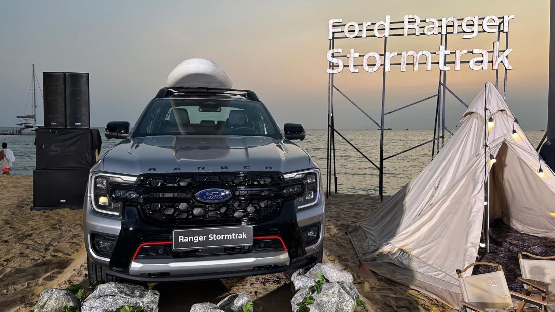 Ford Ranger Stormtrak bất ngờ lộ diện trong một sự kiện của Ford Việt Nam tại Phú Quốc