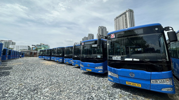 16 tuyến xe buýt tại Tp.HCM sẽ được thay mới