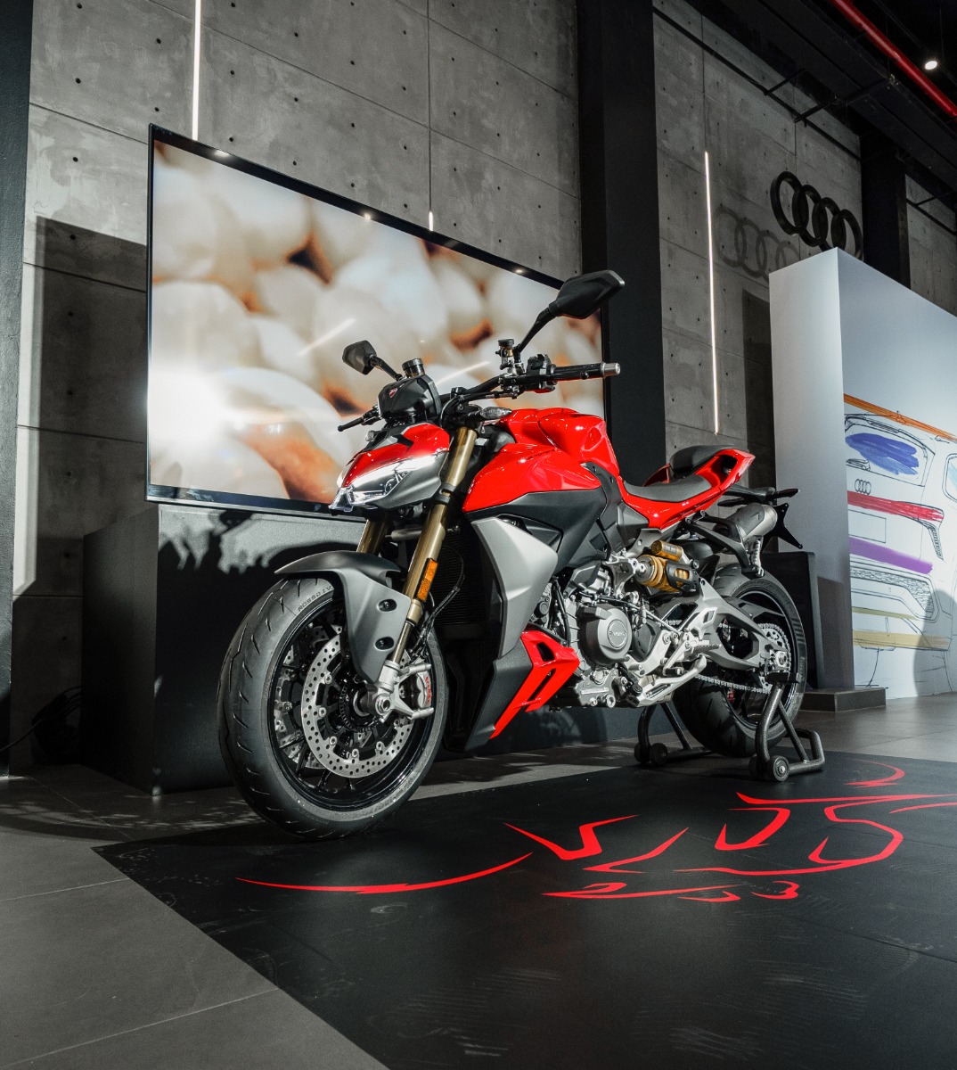 Ducati V2 mới gặp Audi Q Series: Cuộc giao thoa giữa tốc độ và cảm xúc