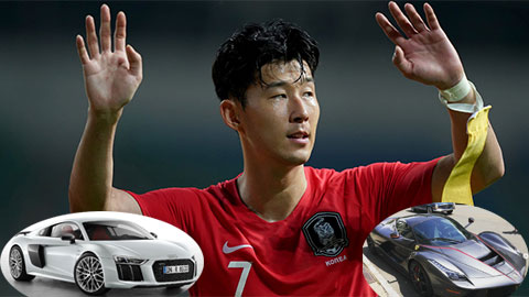 Cầu thủ đắt giá nhất Châu Á - Son Heung min sở hữu hàng loạt siêu xe “khủng”