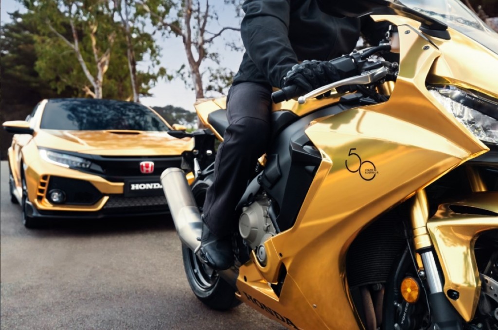 Đã mắt với bộ sưu tập xe vàng kỷ niệm 50 năm của Honda