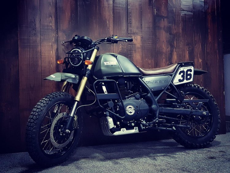 Ngắm Royal Enfield Himalayan “lột xác” đậm chất scrambler