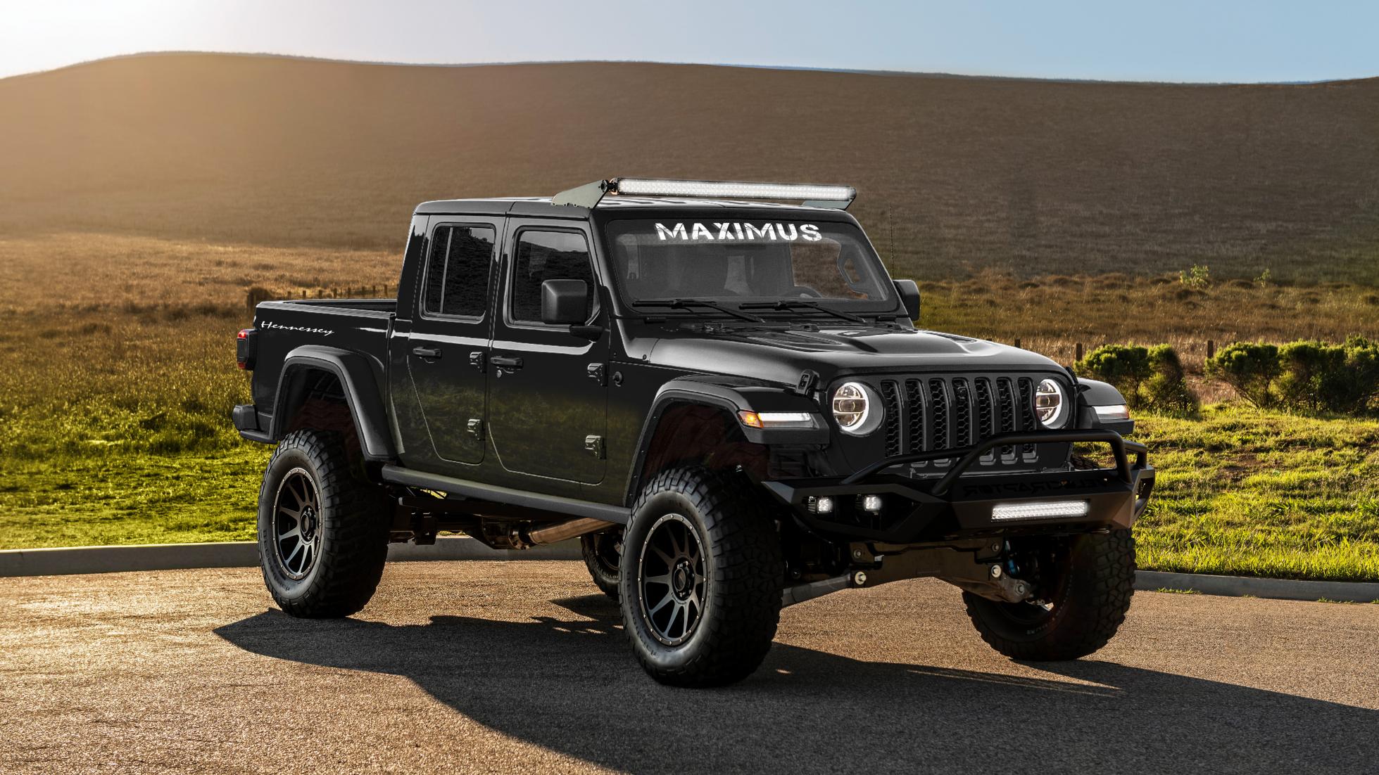 Bán tải 1000 mã lực Jeep Gladiator dưới “bàn tay độ xe” Hennessey của Mỹ