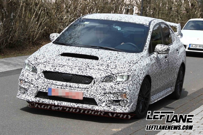 Subaru WRX 2015 chạy thử nghiệm