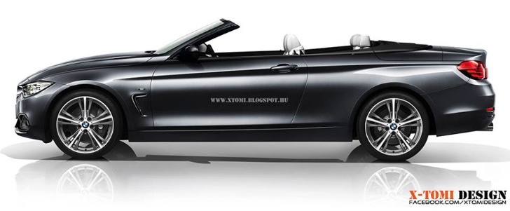 Tiết lộ hình ảnh BMW 4 Series convertible 2014