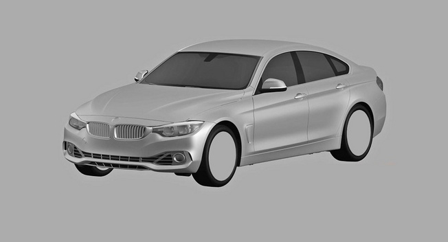 Rò rì hình ảnh BMW 4 Series Gran Coupe