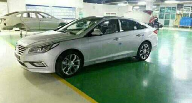 Lộ ảnh thực tế Hyundai Sonata 2015