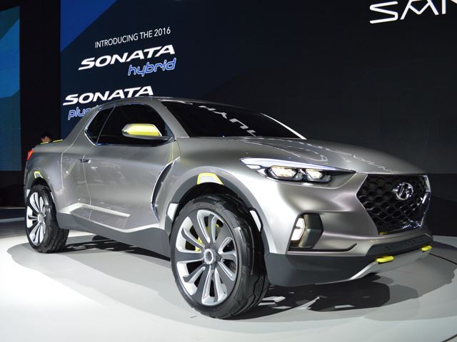 Detroit Auto Show 2015: Hyundai thử nghiệm với bán tải Santa Cruz