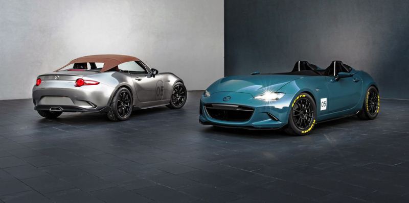 Bộ đôi Mazda MX-5 đẹp rạng ngời tại SEMA Show 2015