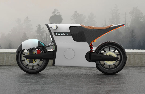 Lộ diện xe điện 2 bánh phong cách mới của Tesla