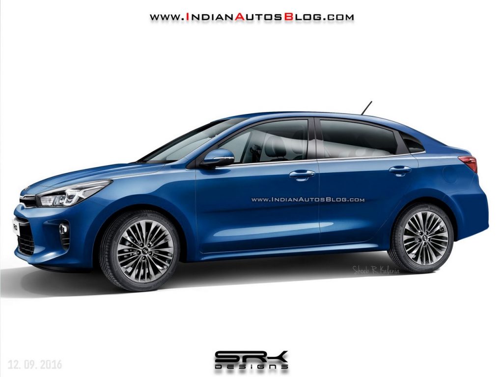 Xem trước Kia Rio 2017 bản sedan