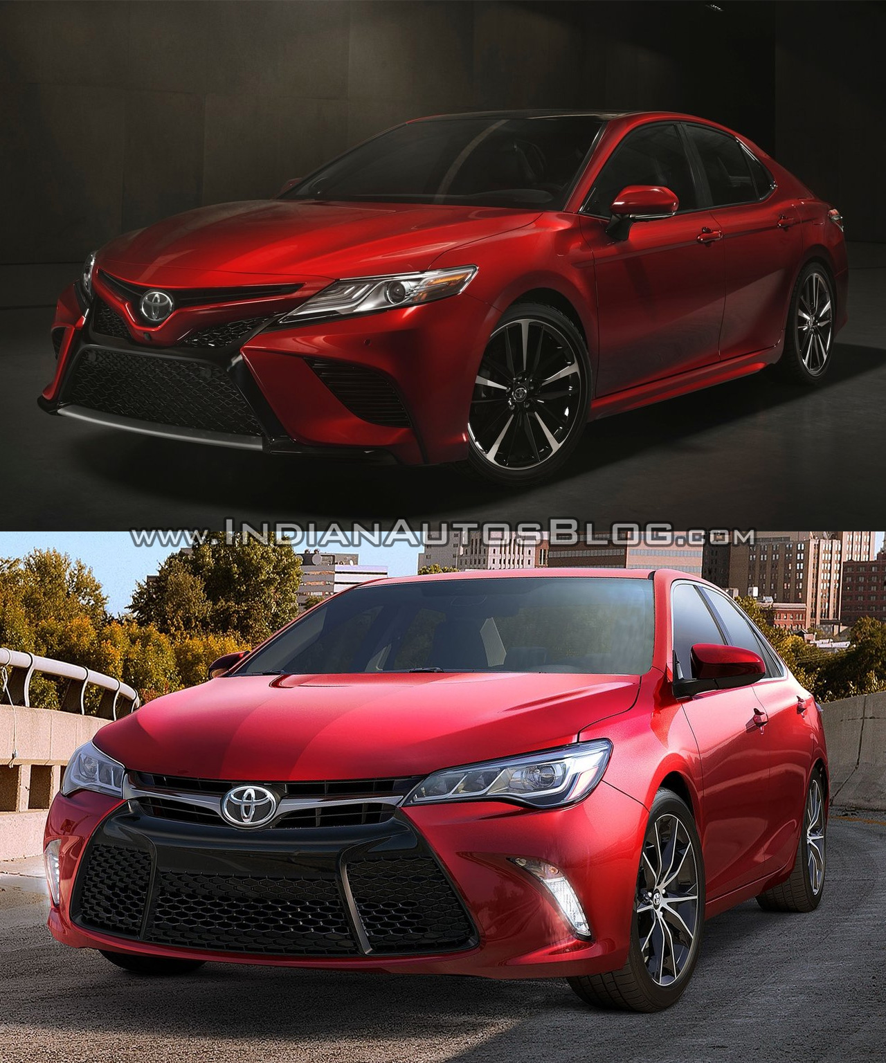 So sánh Toyota Camry mới và cũ qua ảnh