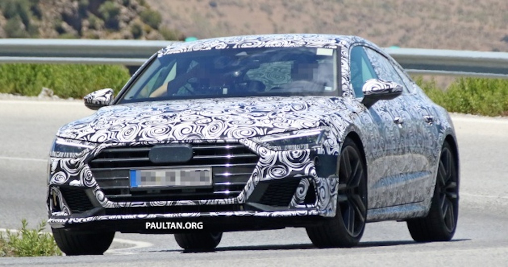 Audi S7 lộ diện trên đường chạy thử