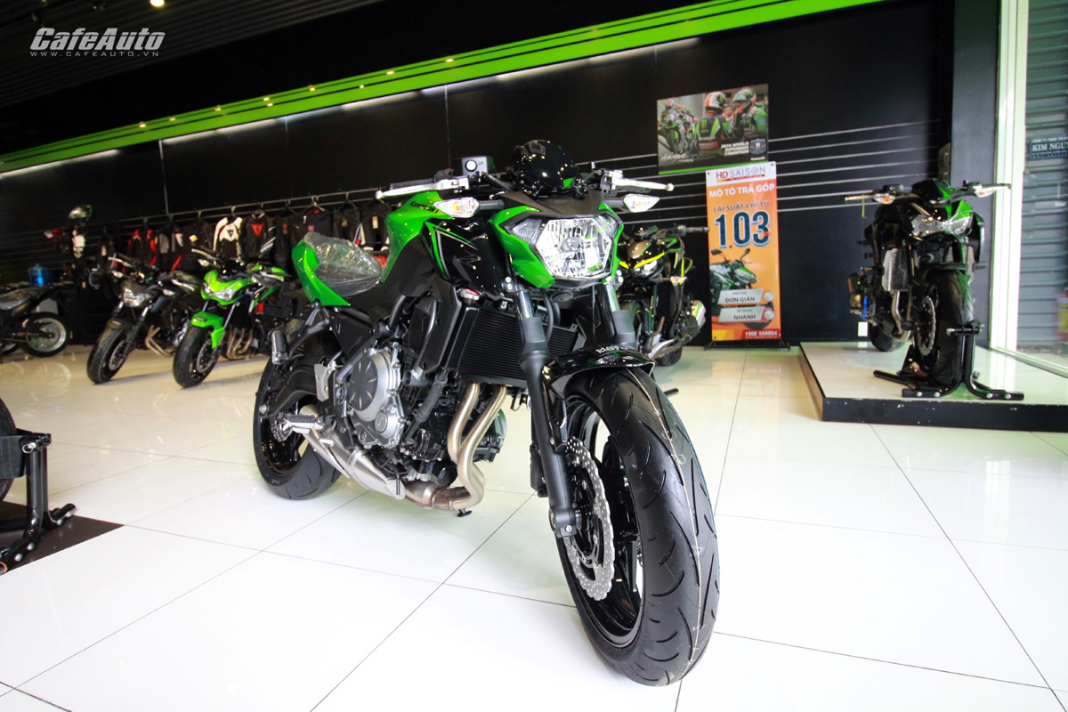 Chi tiết Kawasaki Z650 ABS 2018 ra mắt với 3 màu sơn mới