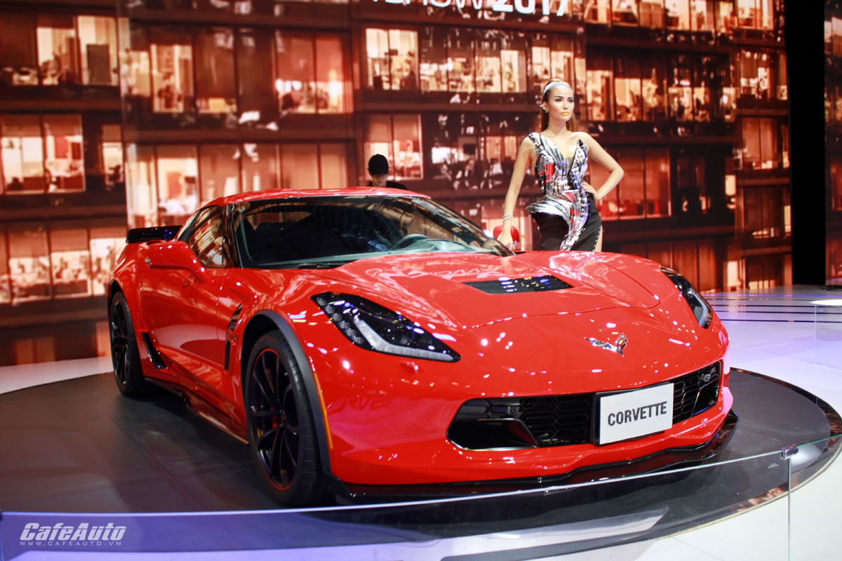 Mãn nhãn với siêu xe thể thao Chevrolet Corvette Grand Sport tại VMS 2017