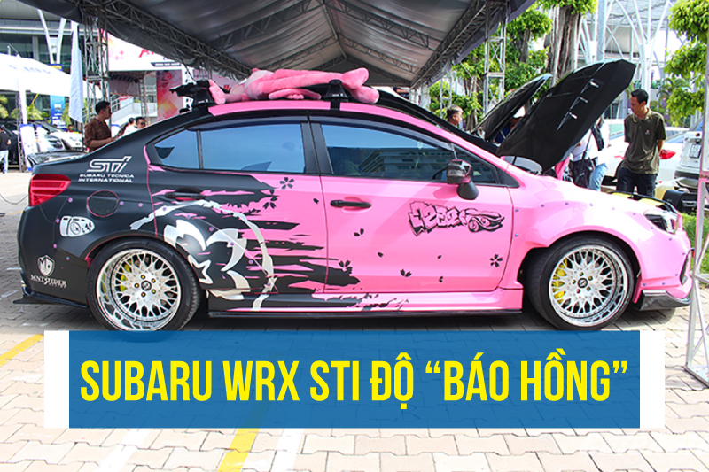 “Báo hồng” Subaru WRX STI mẫu xe dành nhiều cúp vàng tại giải đấu Âm thanh Xe hơi Quốc tế