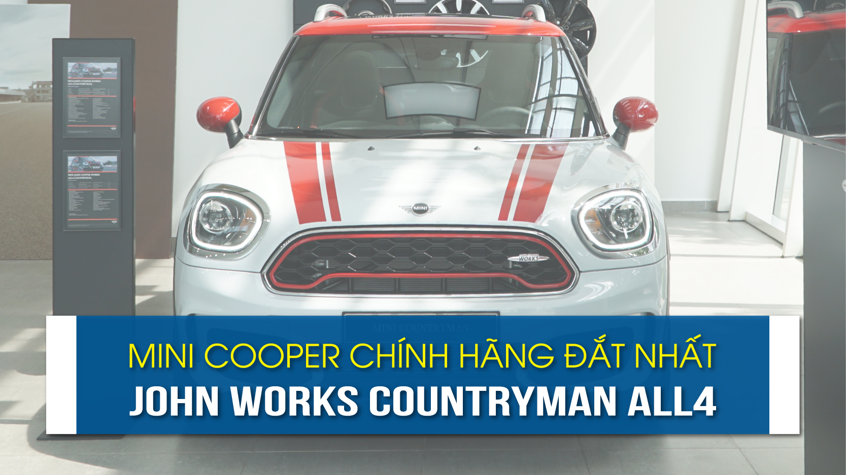 Chạm mặt Mini John Cooper Works Countryman ALL4 chính hãng đắt nhất