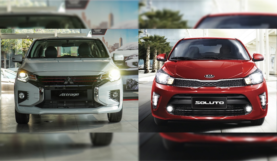 Mitsubishi Attrage và Kia Soluto, phân vân giữa nhập và ráp