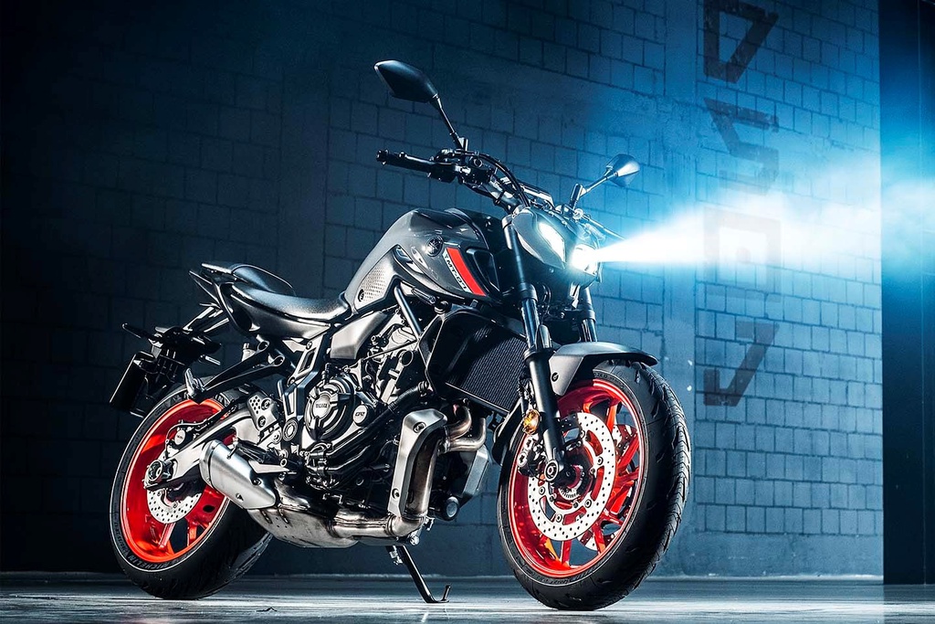 Sau MT-09, phiên bản mới của Yamaha MT-07 cũng đã xuất hiện