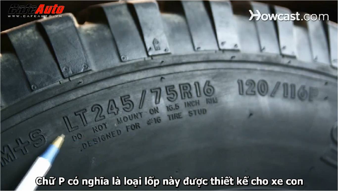 Vietsub: Cách đọc thông số lốp
