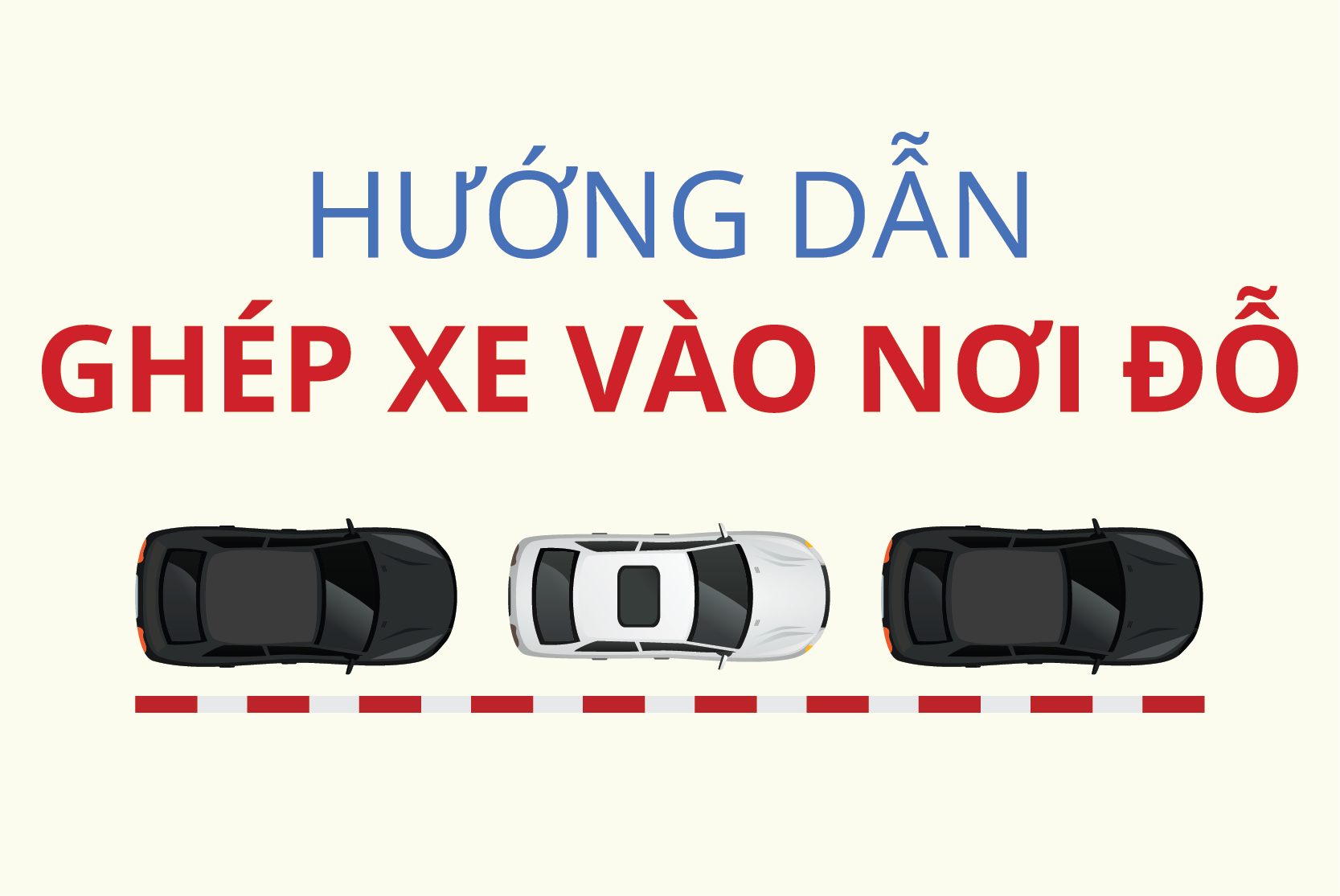 Infographic: Hướng dẫn ghép xe vào nơi đỗ