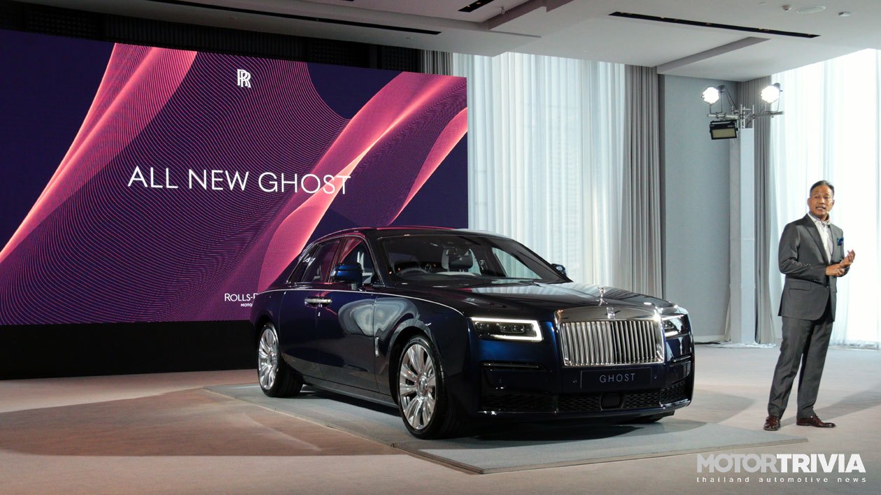 RollsRoyce Ghost EWB 2021 ra mắt tại Thái Lan giá từ 275 tỷ đồng