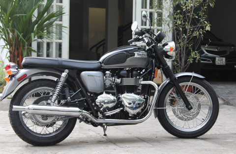 Vẻ đẹp Hoài Cổ Triumph Bonneville T100 Cafelandvn