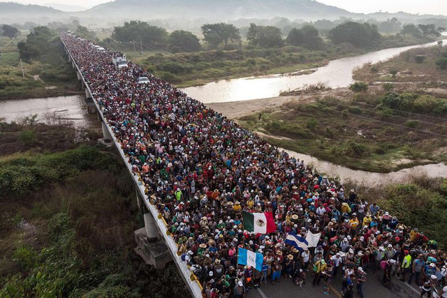Trump implicitly accuses billionaire Soros of “pulling the strings” of migrants pouring into the US