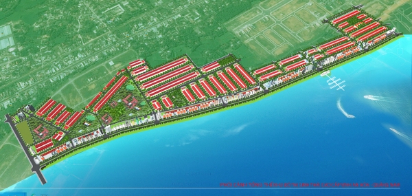 Phối cảnh tổng thể khu đô thị sinh thái vịnh An Hòa Quảng Nam